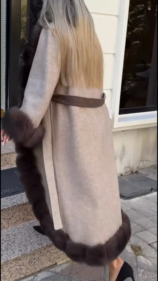 Fur - Trimmed Coat