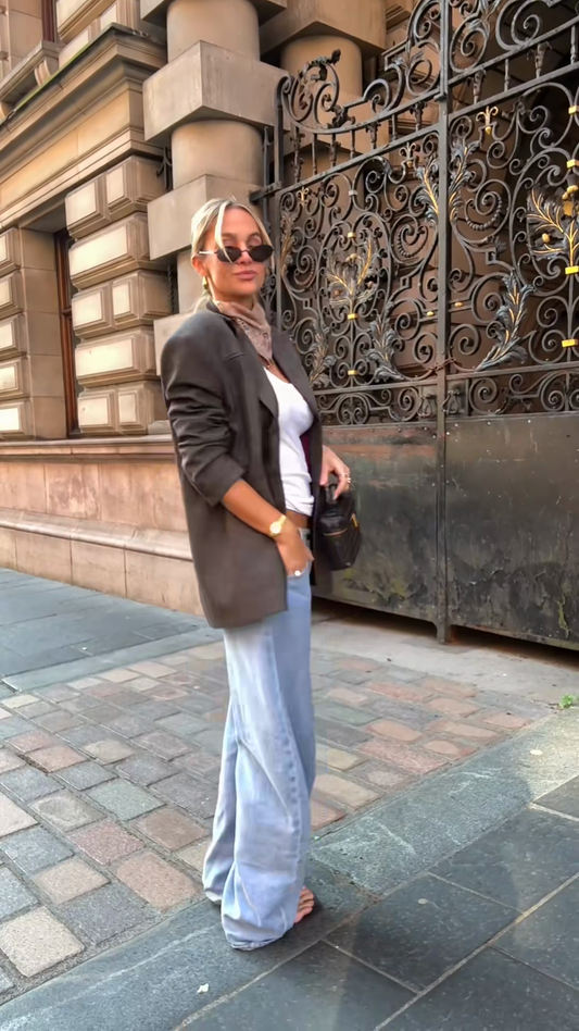 Olive - Green Oversized Blazer