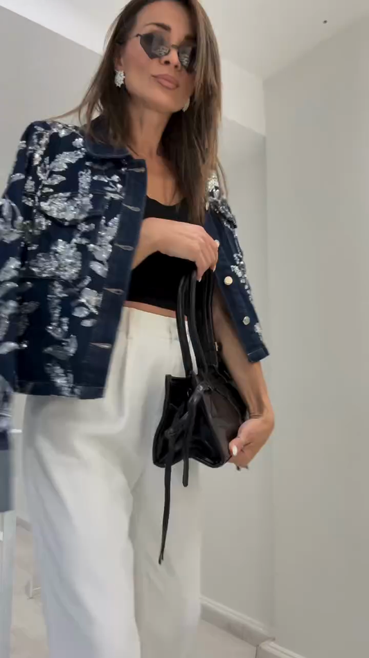 Embellished Denim Jacket