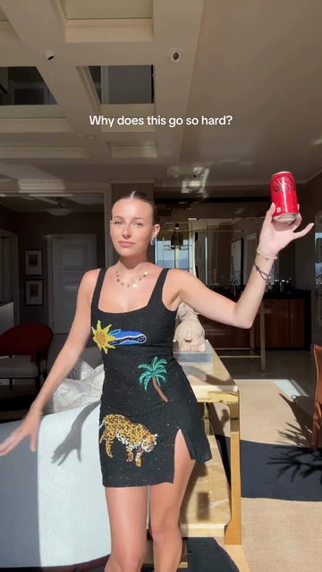 Embroidered Sequin Mini Dress