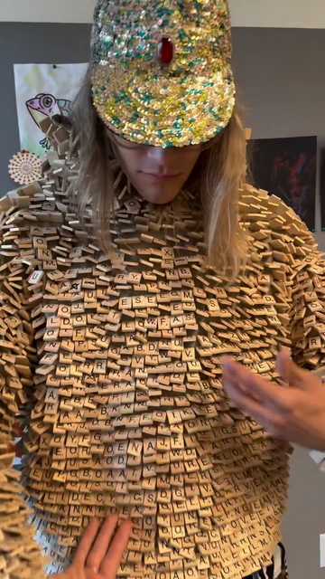 Letter - Tile Embroidered Sweater