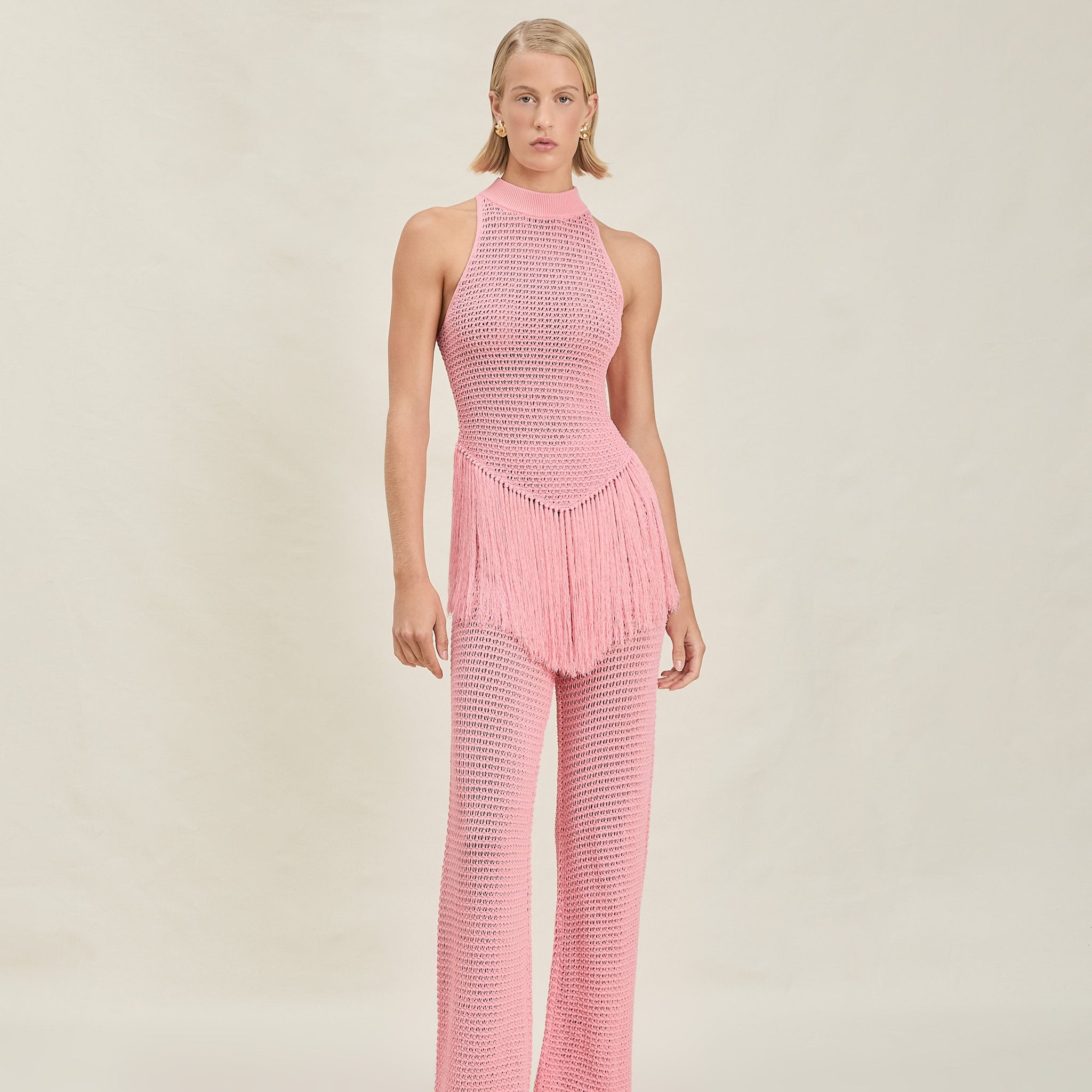 Crochet Fringe Jumpsuit