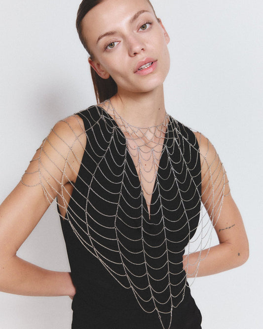 Spider Web Necklace