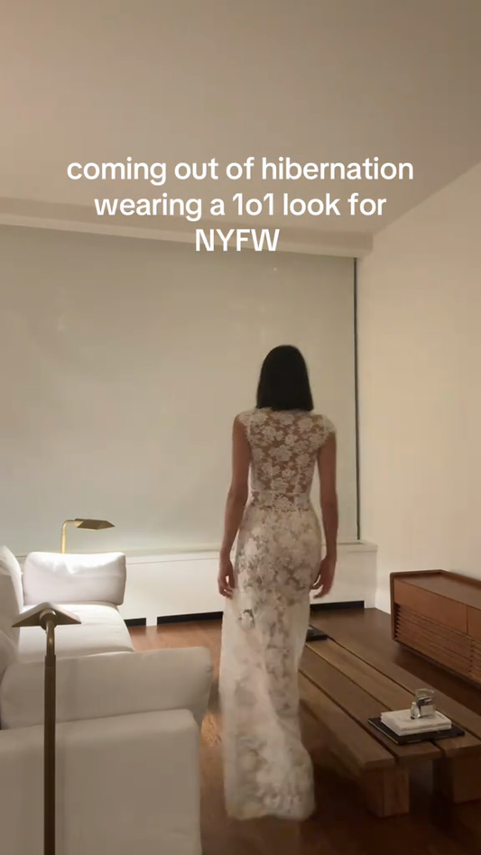 Lace Sheer Maxi Dress