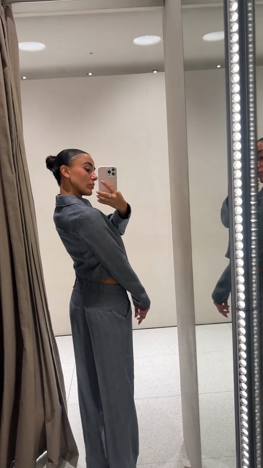 Denim Two - Piece Outfit