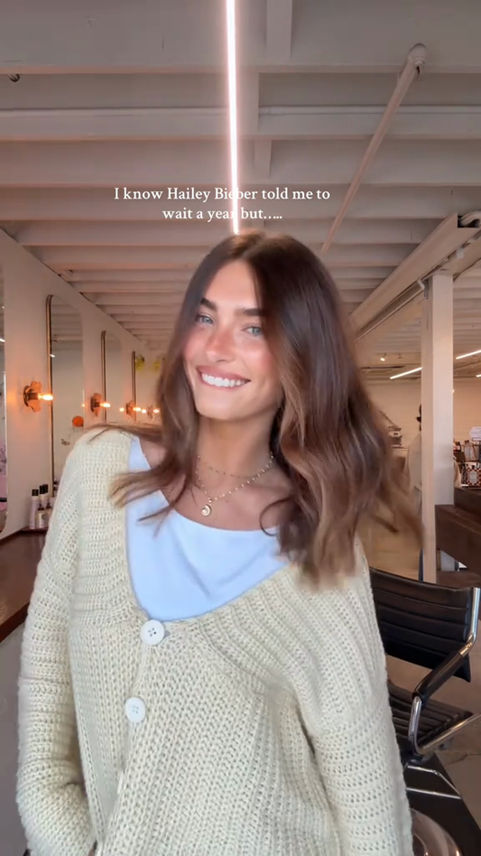 Cream - Colored Knit Cardigan